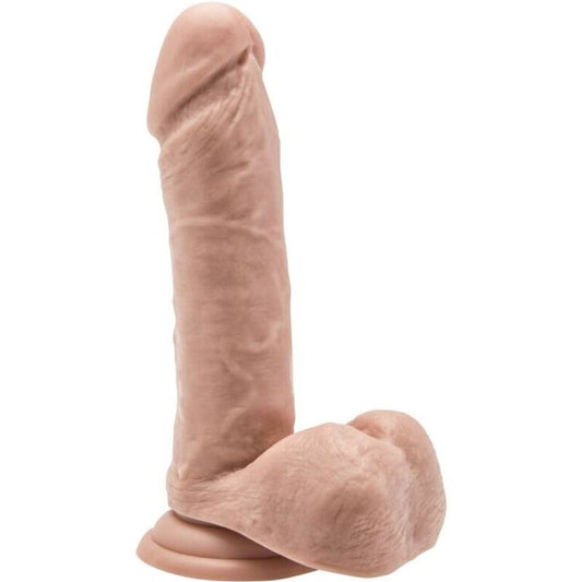 GET REAL - 18 CM DILDO WITH SKIN BALLS