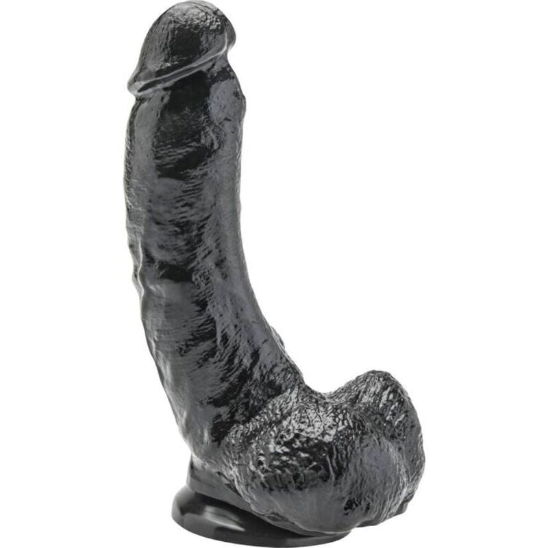 GET REAL - 20.5 CM DILDO WITH BLACK BALLS