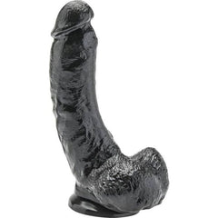 GET REAL - DILDO DE 20,5 CM CON BOLAS NEGRAS