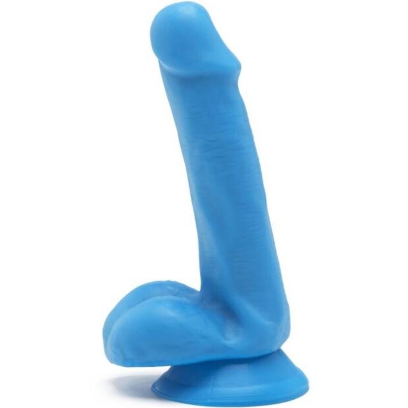 GET REAL - HAPPY DICKS 12 CM BLUE BALL DILDO