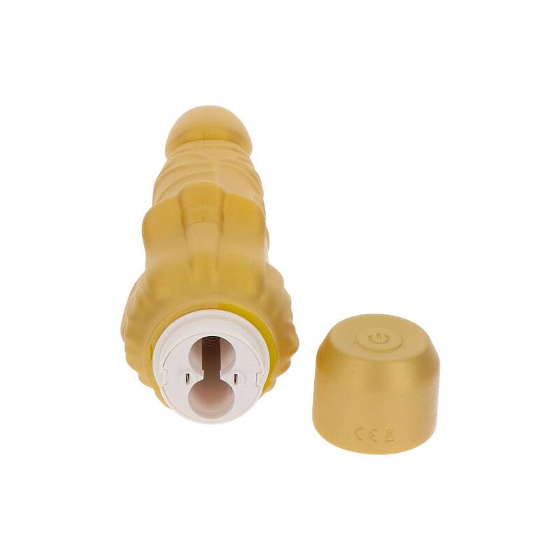 GET REAL - GOLD DICKER STIM VIBRATEUR OR