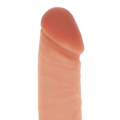 GET REAL - DILDO DE SILICONA DE 20,5 CM CON BOLAS DE PIEL