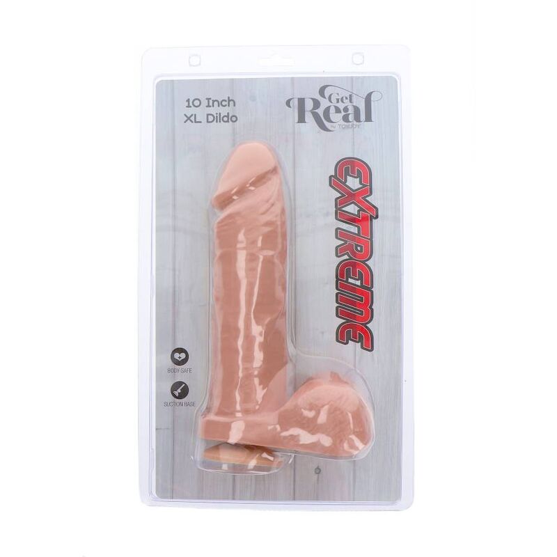 GET REAL - EXTREME XL DILDO 25,5 CM PIEL