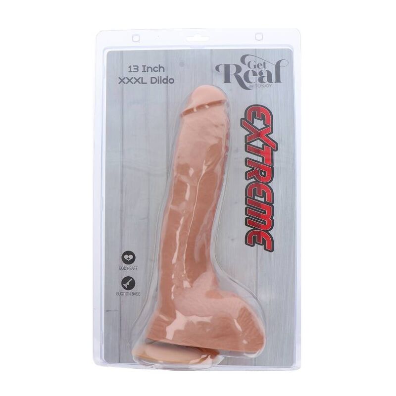 GET REAL - EXTREME DILDO XXXL 34 CM SKIN