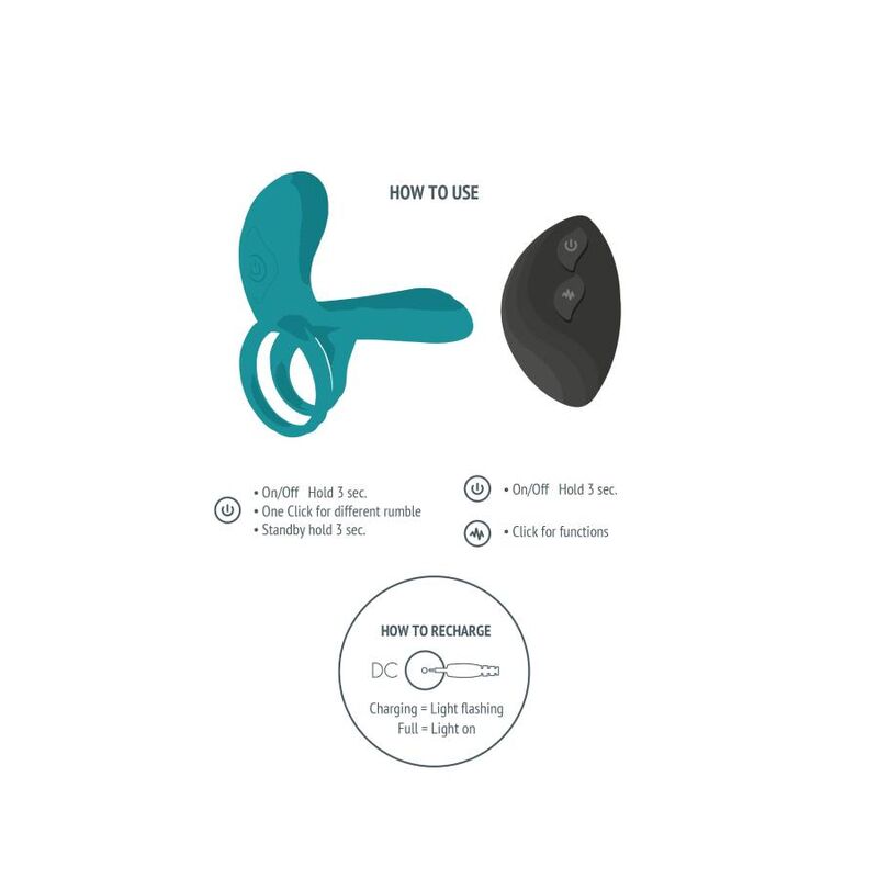 XOCOON - ANILLO VIBRADOR PAREJAS VERDE