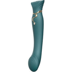 ZALO - VIBRADOR QUEEN G-SPOT PULS WAVE VERDE