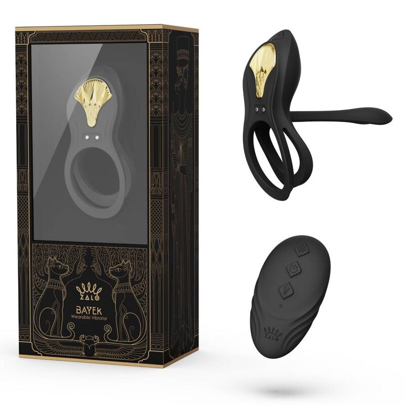 ZALO - ANILLO VIBRADOR PAREJAS BAYEK NEGRO