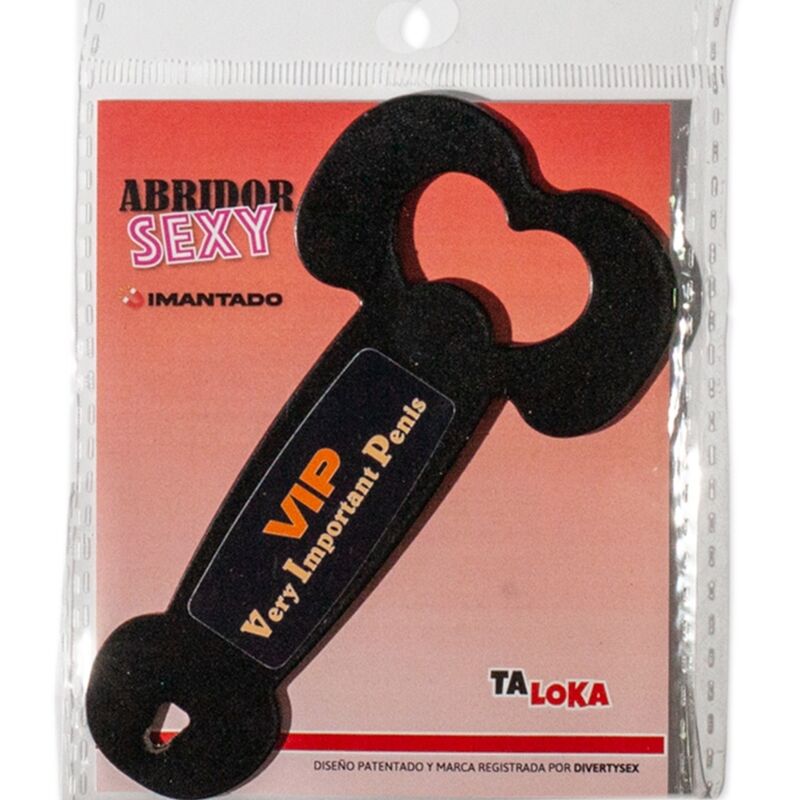 TALOKA - VERY IMPORTANT BLACK PENIS MAGNETIC METAL OPENER