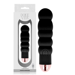 DOLCE VITA - SIX VIBRADOR RECARGABLE NEGRO 7 VELOCIDADES