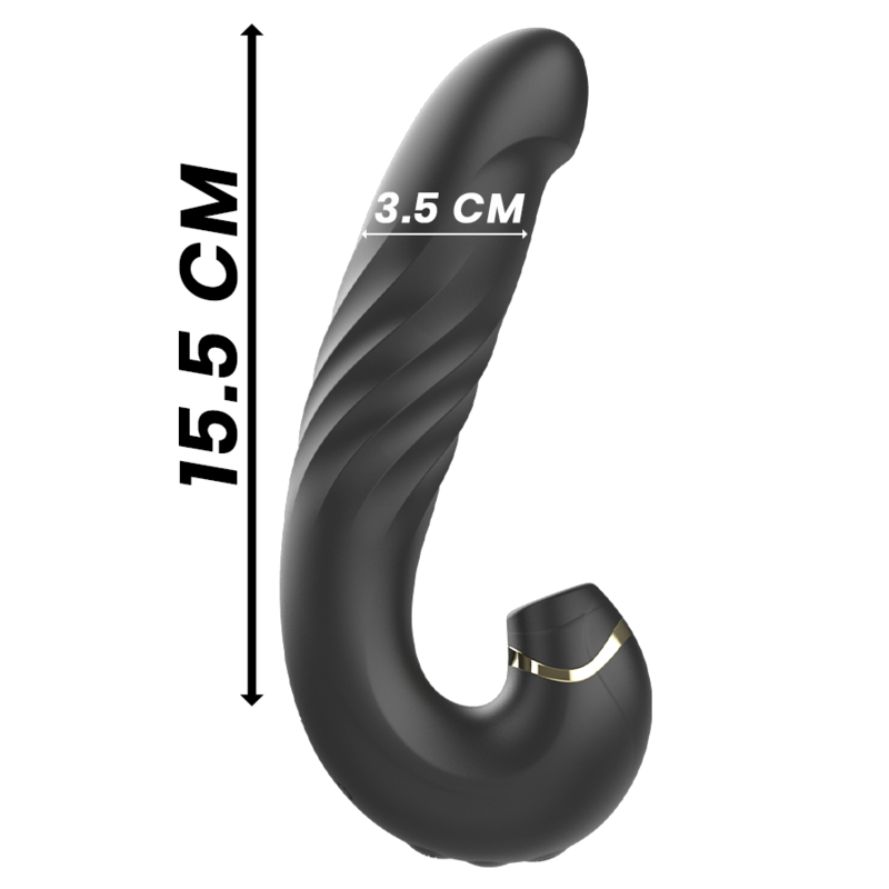 IBIZA - CLIP UP &amp; DOWN + VIBRADOR + VENTOSA CLITORIS