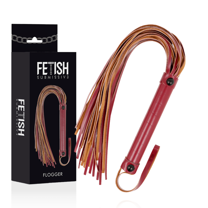 FETISH SUBMISSIVE DARK ROOM - VEGAN LEATHER WHIP