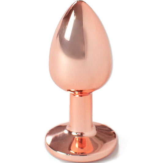 SECRETPLAY - ROSE GOLD METAL ANAL PLUG SMALL SIZE 7 CM