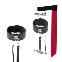 DARKNESS - COLLAR FORRADO CON CADENA DE TITANIO