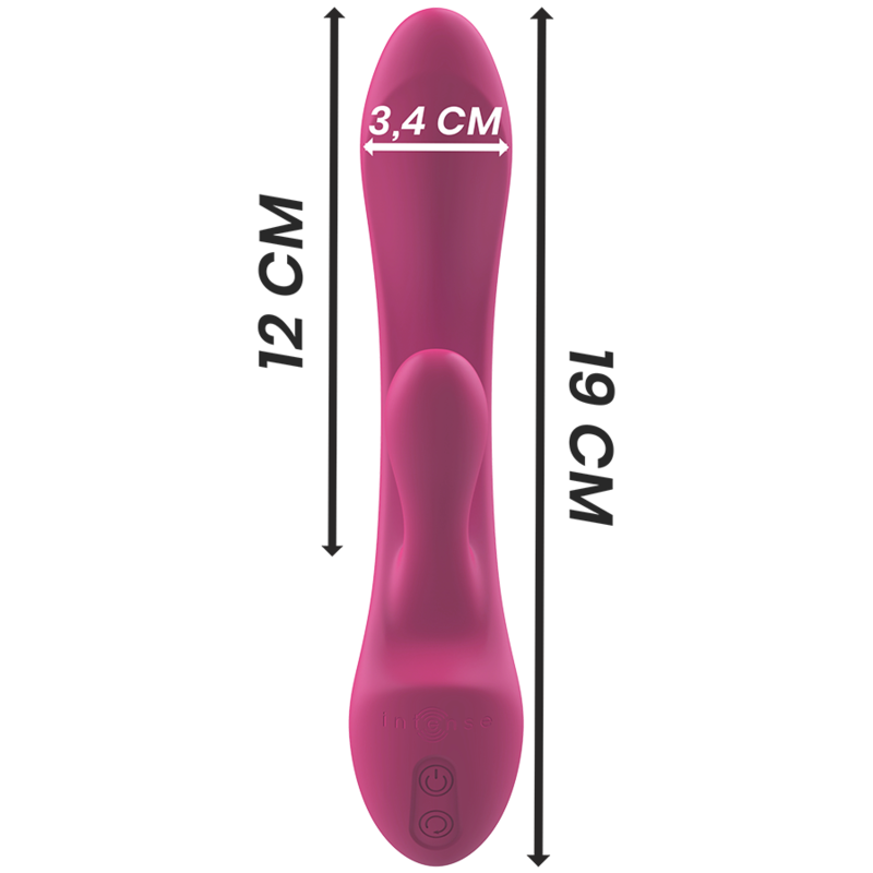 INTENSO - LUIGI CONEJO VIBRADOR DE SILICONA LÍQUIDA ROSA