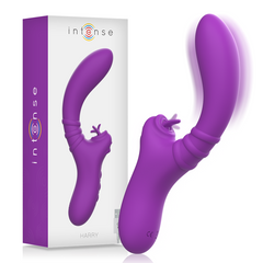 INTENSO - HARRY VIBRADOR FLEXIBLE LENGUA MORADA