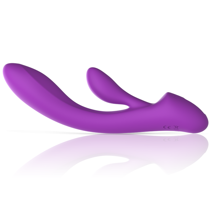 INTENSO - LUIGI RABBIT VIBRADOR DE SILICONA LÍQUIDA MORADO