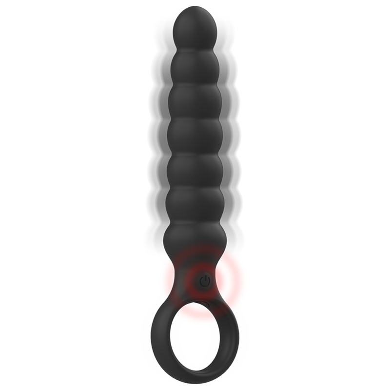 BLACK&amp;SILVER - BOB POWERFUL SILICONE ANAL DILATOR