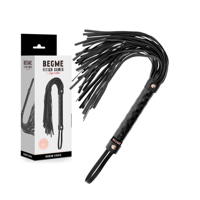 BEGME - BLACK EDITION FLOGGER IN VEGAN LEATHER