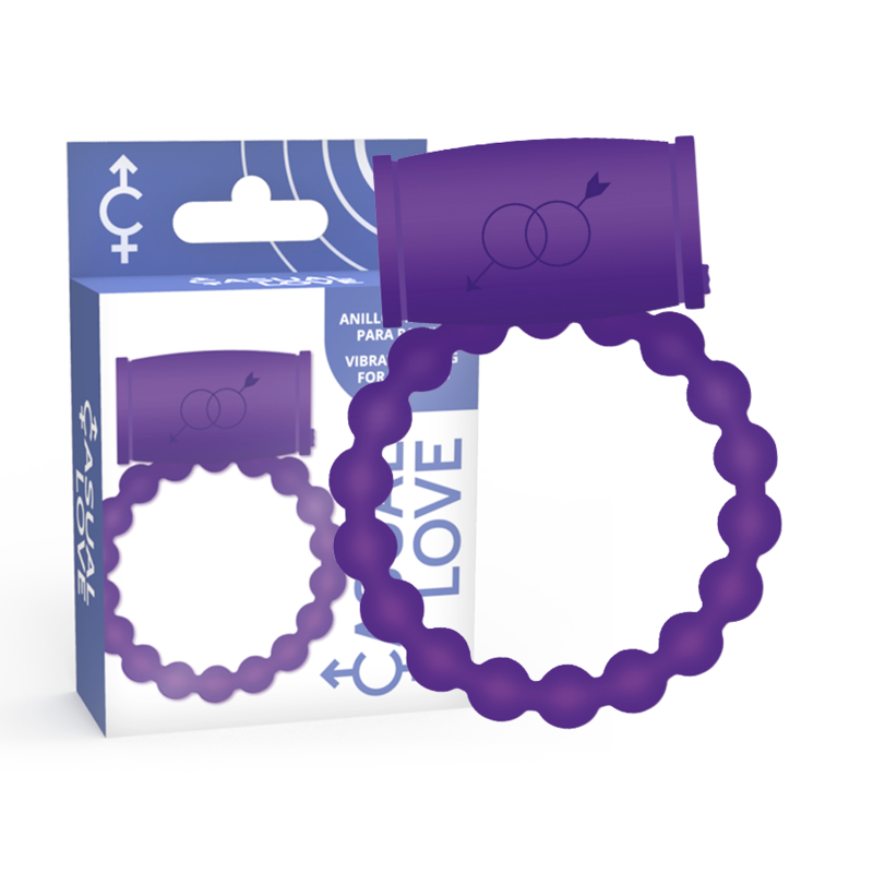 CASUAL LOVE - ANILLO VIBRADOR PAREJA 25 MORADO