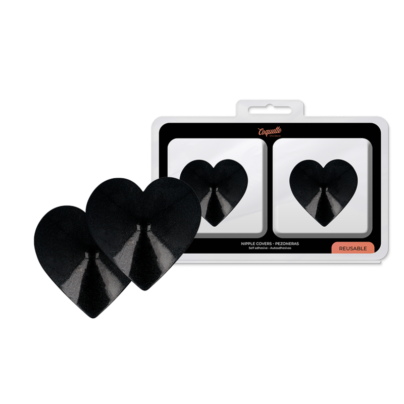 COQUETTE CHIC DESIRE - FUNDA CORAZONES NEGRO