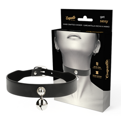 COQUETTE CHIC DESIRE - ACCESORIO SONAJERO COLLAR DE PIEL VEGANA MUJER