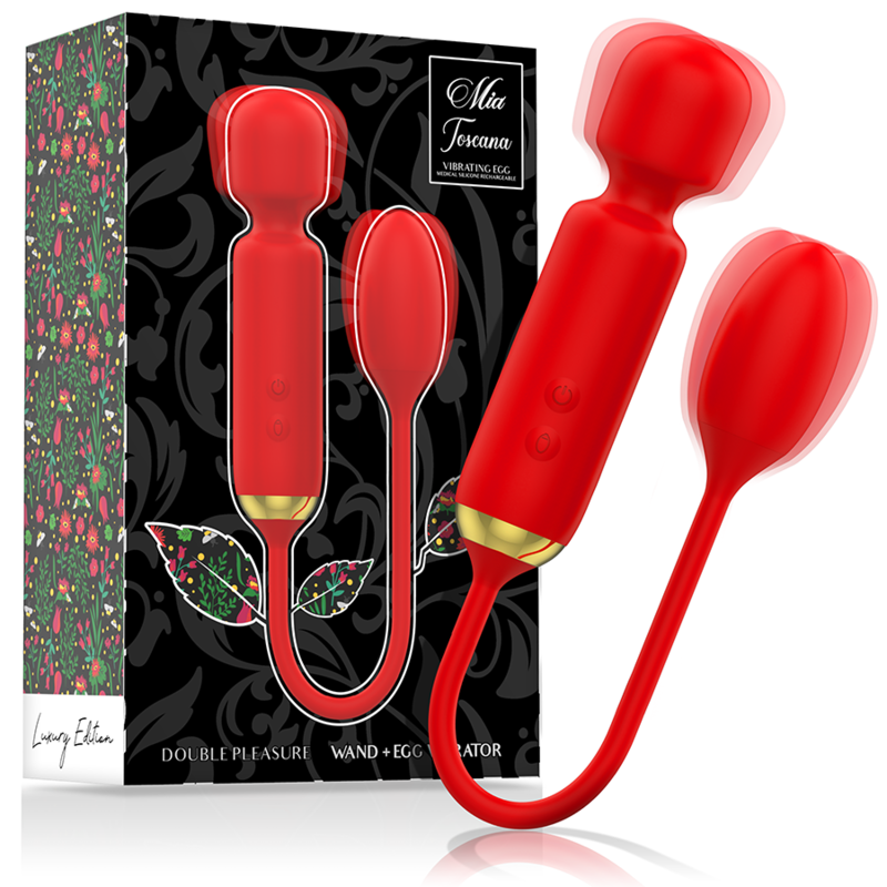 MIA - TOSCANA DOUBLE PLEASURE WASTE + VIBRATING EGG