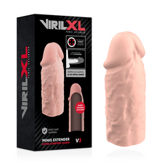 VIRILXL - EXTENSIÓN DE PENE DE SILICONA LÍQUIDA NATURAL V3