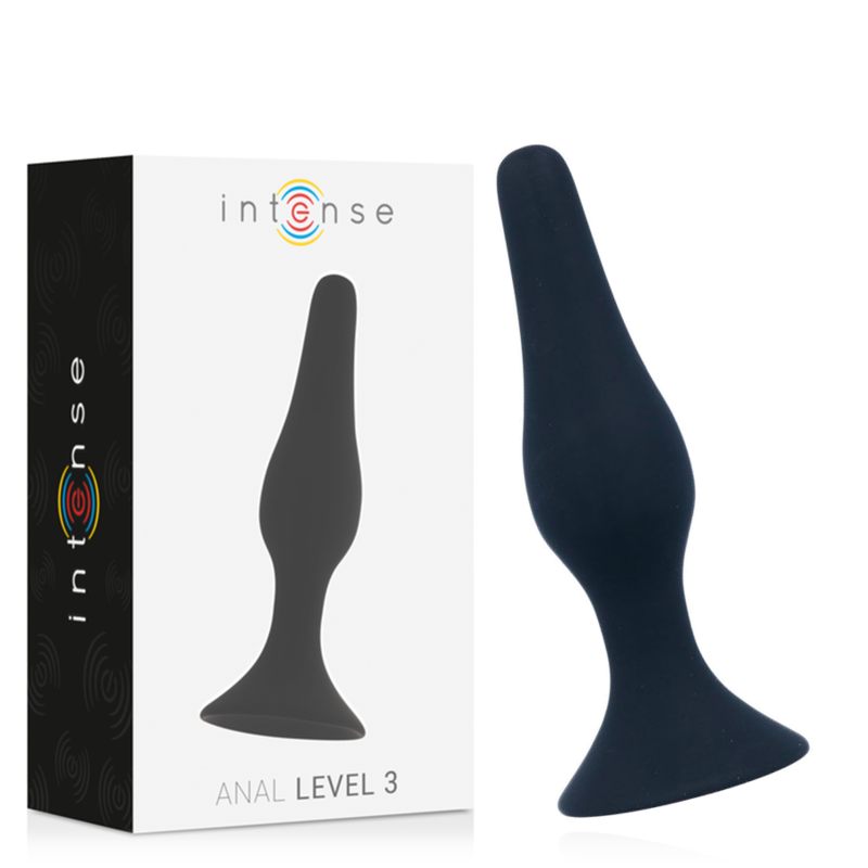 INTENSO - ANAL NIVEL 3 12.5CM NEGRO