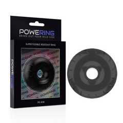 POWERING - ANILLO PARA EL PENE SUPER FLEXIBLE Y RESISTENTE 5CM PR08 NEGRO