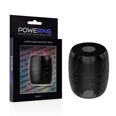 POWERING - ANILLO PARA EL PENE SUPER FLEXIBLE Y RESISTENTE 5 CM PR11 NEGRO