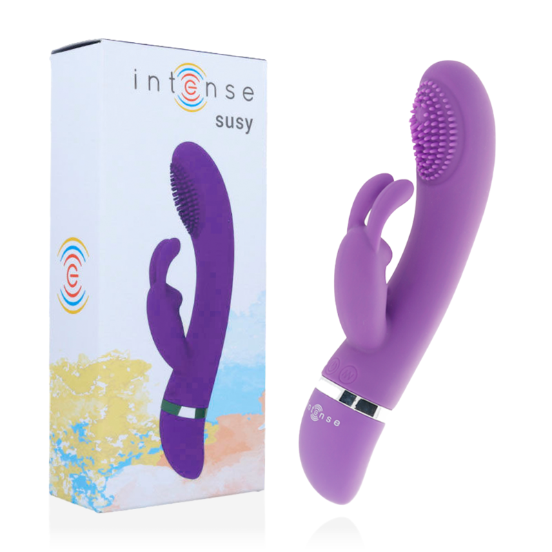 INTENSE - VIBRADOR OSCILANTE SUSY SILICON RABBIT LILA