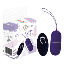 INTENSE - FLIPPY I HUEVO VIBRADOR CON MANDO A DISTANCIA MORADO