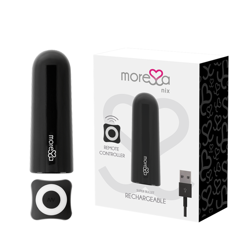 MORESSA - NIX VIBRADOR MANDO A DISTANCIA NEGRO