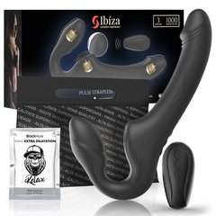 IBIZA - STRAPLESS VIBRATOR WITH REMOTE CONTROL PUSH BUTTON