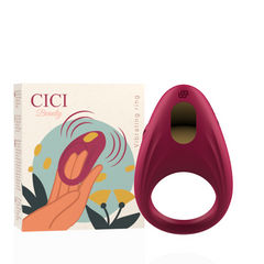 CICI BEAUTY - ANILLO VIBRADOR DE SILICONA PREMIUM