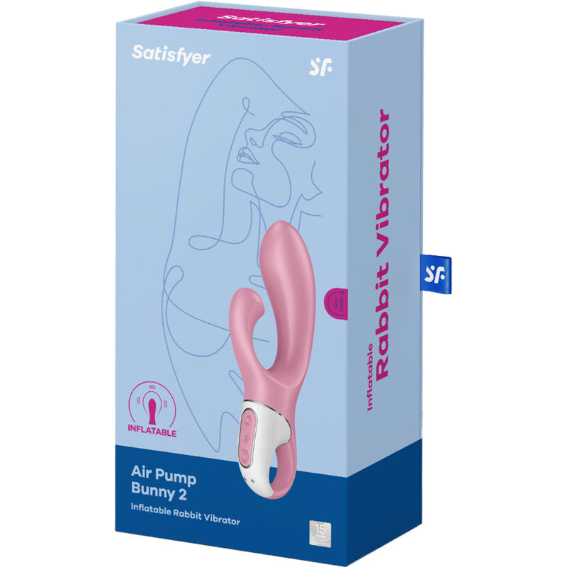 SATISFYER - BOMBA AIR BUNNY 2 ROSA