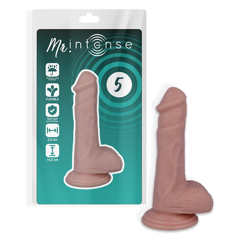 MR INTENSE - 5 PENE REALISTA 16,5 CM -O- 3,5 CM