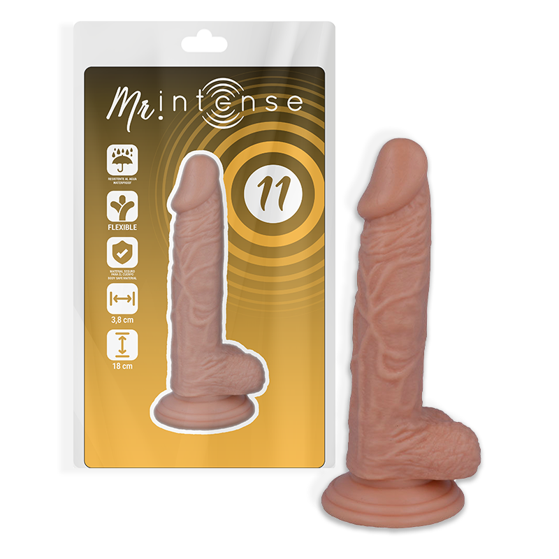 MR INTENSE - 11 PENE REALISTA 18 CM -O- 3.8 CM