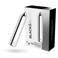 BLACK&amp;SILVER - BOLA MAGNÉTICA VIBRADORA KAILAN 2 SILVER