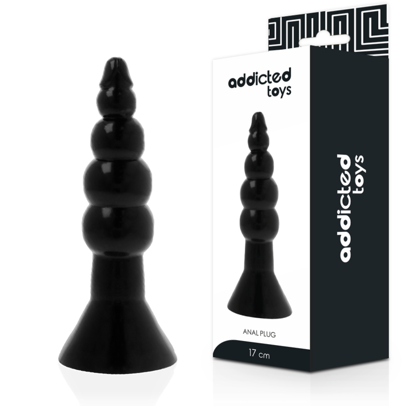 ADDICTED TOYS - PLUG ANAL 17 CM NOIR