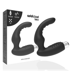 ADDICTED TOYS - VIBRADOR PROSTATICO RECARGABLE MODELO 2 - NEGRO