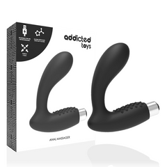 ADDICTED TOYS - VIBRADOR PROSTATICO RECARGABLE MODELO 5 - NEGRO