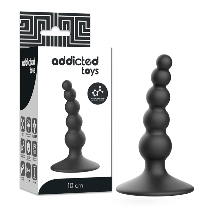 ADDICTED TOYS - ANAL SEX PLUG 10 CM BLACK