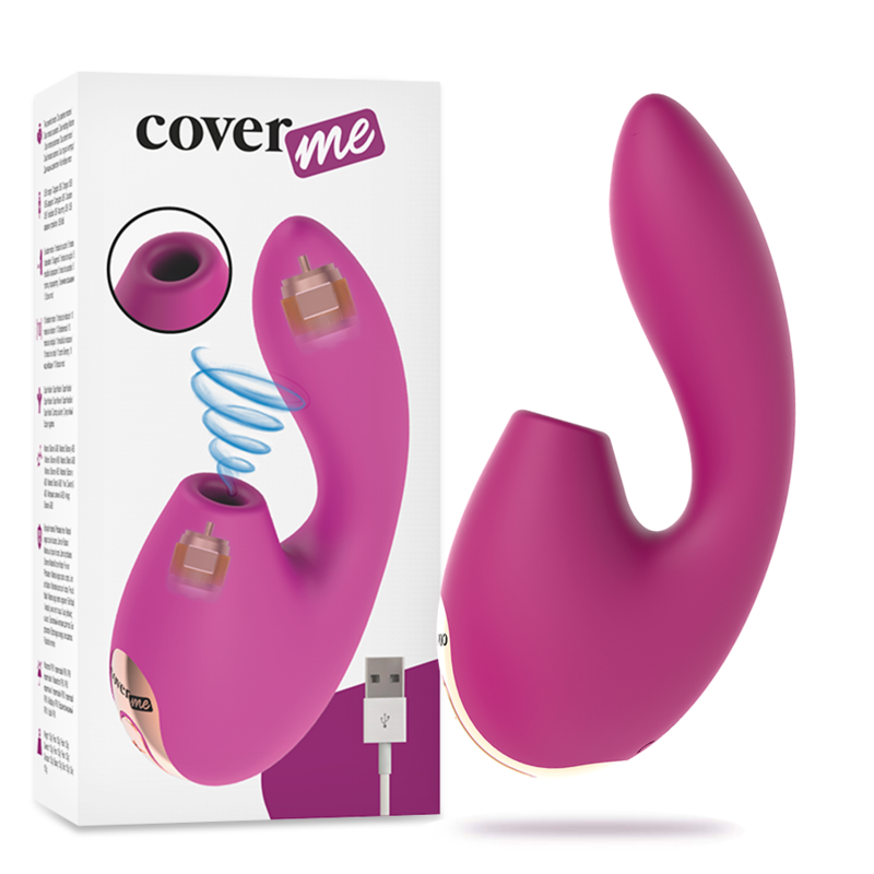 COVERME - SUCCIÓN DEL CLÍTORIS Y POTENTE VIBRADOR DEL PUNTO G RUSH