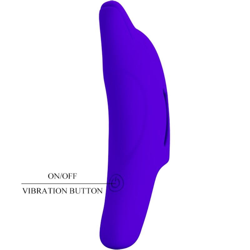 PRETTY LOVE - POWERFUL DARK BLUE DELPHINI FINGER STIMULATOR