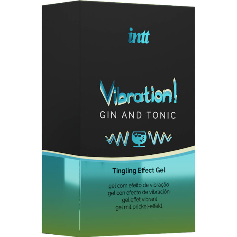 INTT - GEL VIBRATEUR LIQUIDE PUISSANT STIMULANT INTIME GIN & TONIC 15ML