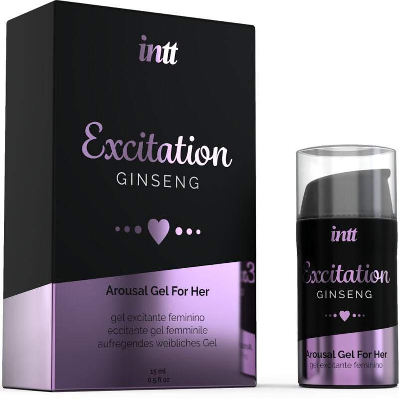 LUBRICANTES INTT - GEL ESTIMULANTE Y EXCITANTE ACTIVADOR DEL CALOR ÍNTIMO DESEO SEXUAL