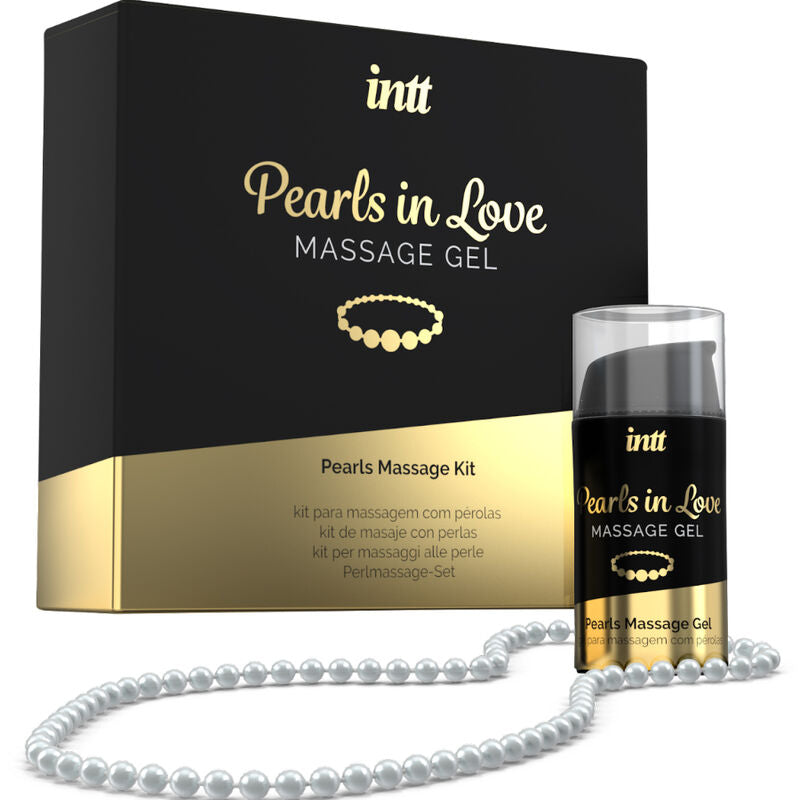 INTT MASSAGE &amp; ORAL SEX - LOVE BEADS WITH PEARL NECKLACE AND SILICONE GEL