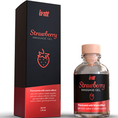 INTT MASSAGE &amp; ORAL SEX - STRAWBERRY FLAVOR HOT EFFECT MASSAGE GEL