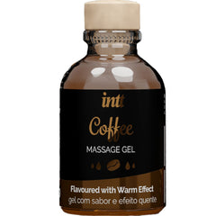 MASAJE INTT Y SEXO ORAL - GEL DE MASAJE SABOR CAFÉ CON EFECTO CALIENTE